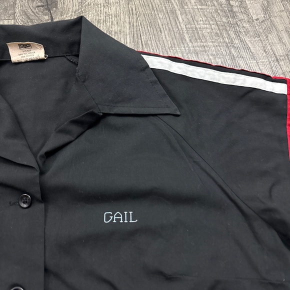 Vintage 70s King Louie Bowling Button Shirt Leathercraft - Picture 7 of 7